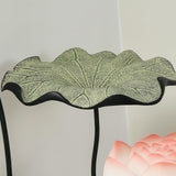 Elegant Lotus Resin Floor Lamp Floral Decorative Standing Light for Living Room