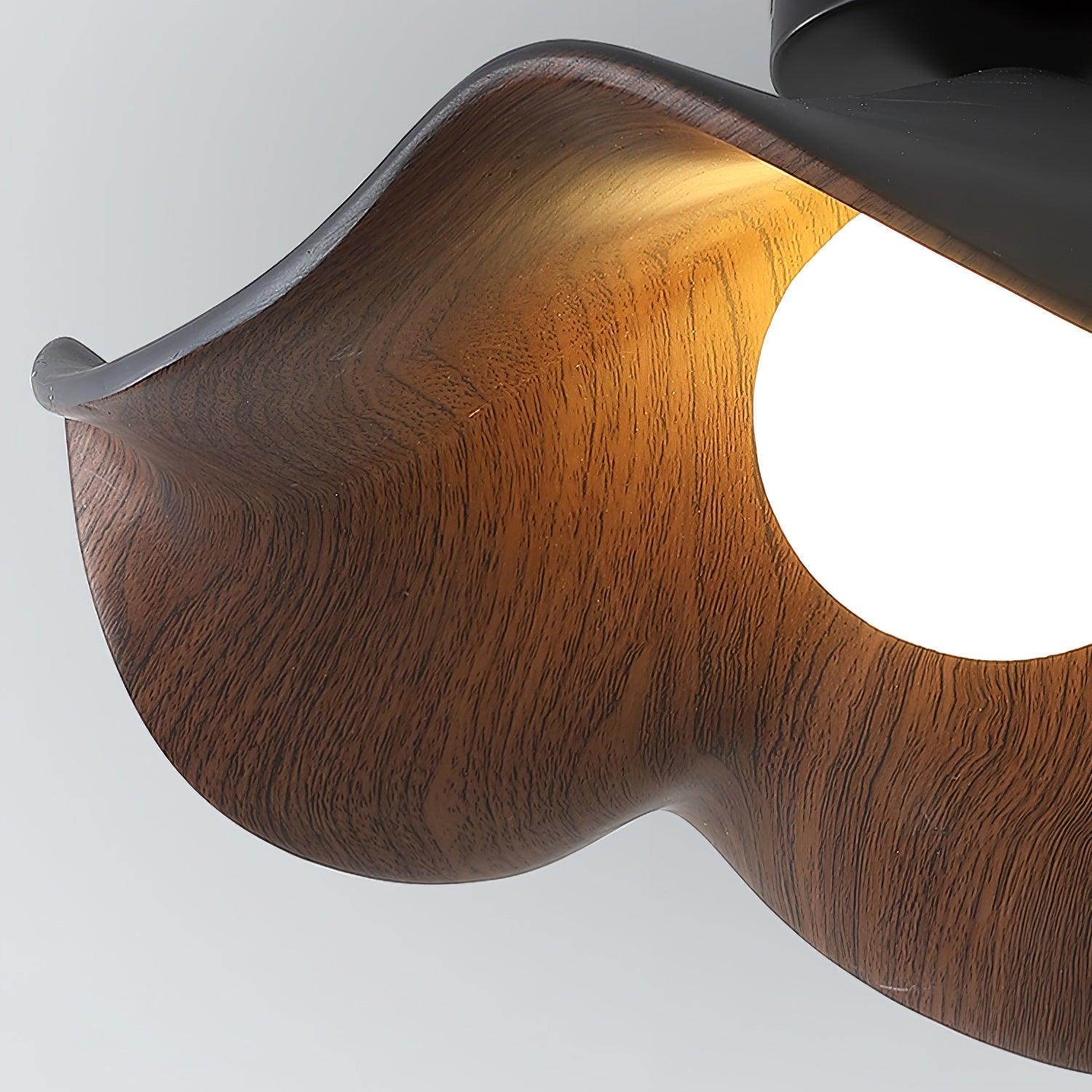 Elegant Resin Lotus Leaf Ceiling Lamp for Modern Interior Design and Ambient Home Lighting