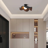 Elegant Resin Lotus Leaf Ceiling Lamp for Modern Interior Design and Ambient Home Lighting