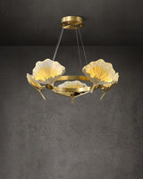 elegant-lotus-leaf-enamel-stained-glass-brass-chandelier-for-luxury-dining-and-living-spaces