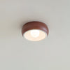 Modern Round Glass Flush Mount Ceiling Light Minimalist Louis Inspired Interior Lighting Fixture