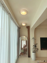 Modern Round Glass Flush Mount Ceiling Light Minimalist Louis Inspired Interior Lighting Fixture