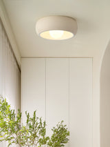 Modern Round Glass Flush Mount Ceiling Light Minimalist Louis Inspired Interior Lighting Fixture