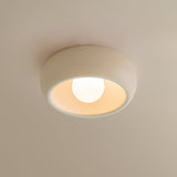 Modern Round Glass Flush Mount Ceiling Light Minimalist Louis Inspired Interior Lighting Fixture