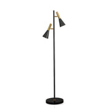 Modern Nordic Metal Floor Lamp with Marble Base and Adjustable Rotating Shade