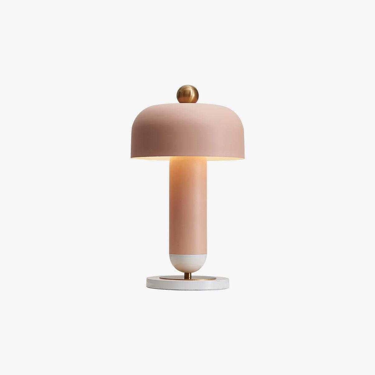 Modern Lulu Metal Bedside Table Lamp with Retro Aesthetic Design