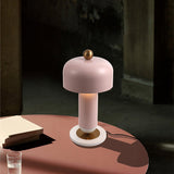 Modern Lulu Metal Bedside Table Lamp with Retro Aesthetic Design
