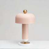 Modern Lulu Metal Bedside Table Lamp with Retro Aesthetic Design
