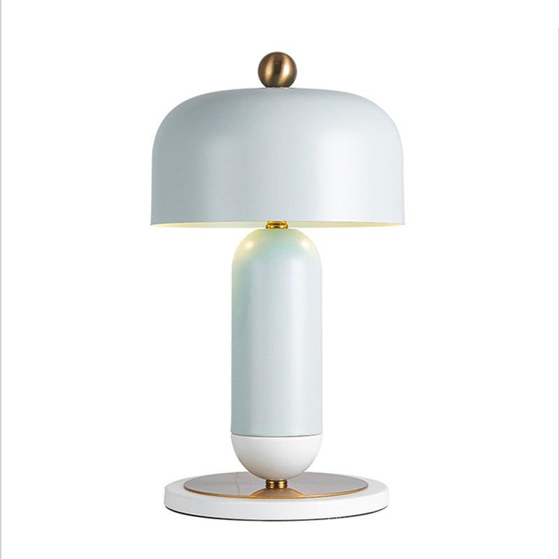 Modern Lulu Metal Bedside Table Lamp with Retro Aesthetic Design