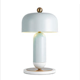 Modern Lulu Metal Bedside Table Lamp with Retro Aesthetic Design