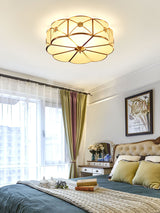 modern-brass-and-white-glass-round-flush-mount-ceiling-light-for-living-room