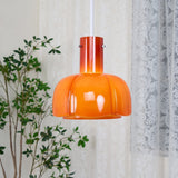 Modern Petal Glass Pendant Light Layered Floral Hanging Lamp for Living Room Dining Area