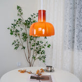Modern Petal Glass Pendant Light Layered Floral Hanging Lamp for Living Room Dining Area