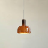 Modern Petal Glass Pendant Light Layered Floral Hanging Lamp for Living Room Dining Area