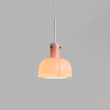 Modern Petal Glass Pendant Light Layered Floral Hanging Lamp for Living Room Dining Area