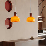 Modern Petal Glass Pendant Light Layered Floral Hanging Lamp for Living Room Dining Area