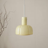 Modern Petal Glass Pendant Light Layered Floral Hanging Lamp for Living Room Dining Area