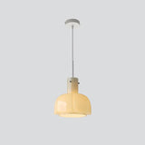 Modern Petal Glass Pendant Light Layered Floral Hanging Lamp for Living Room Dining Area