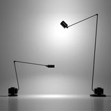 Dynamo Minimalist Adjustable LED Table Lamp Rotating Metal Desk Light for Modern Bedroom Office