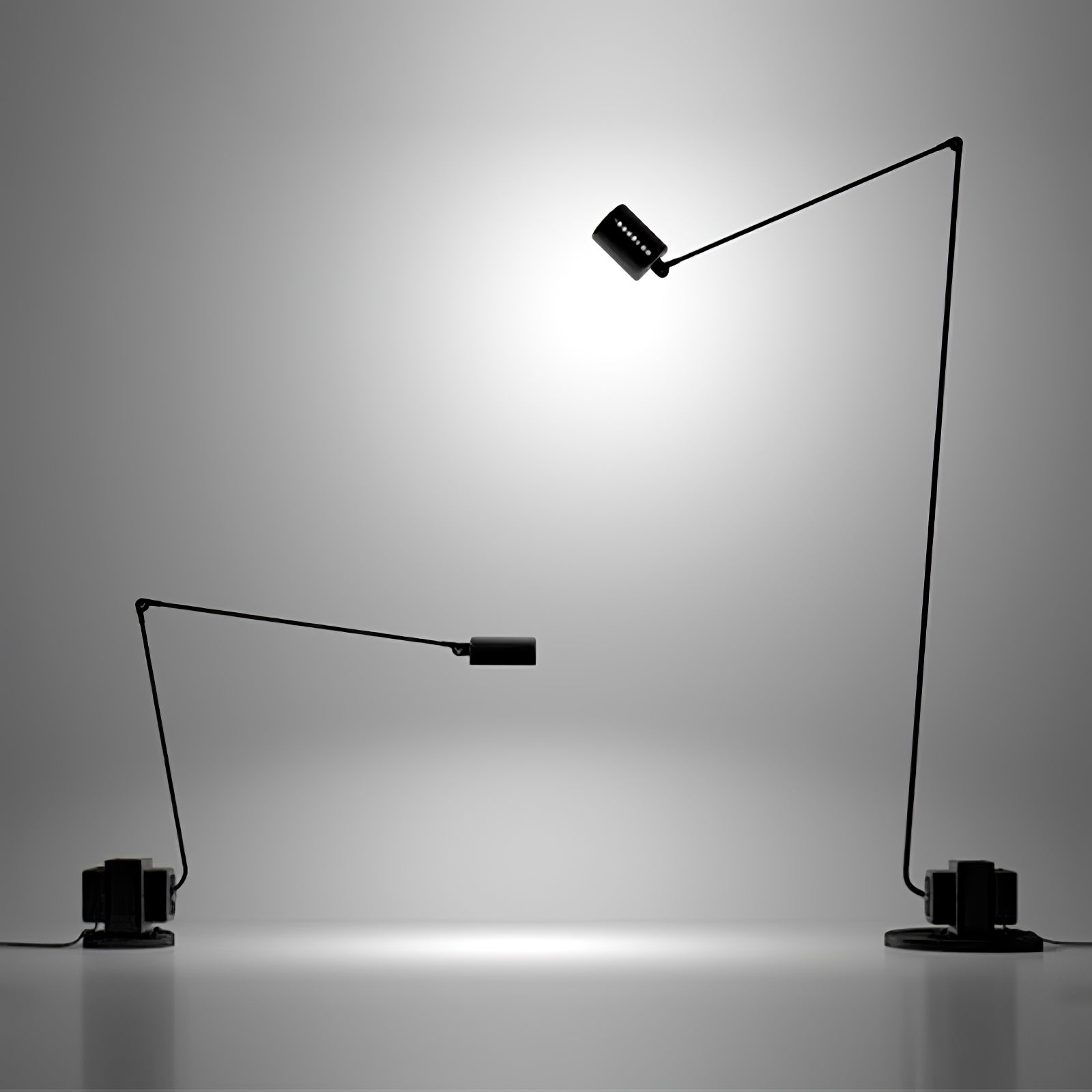 Dynamo Minimalist Adjustable LED Table Lamp Rotating Metal Desk Light for Modern Bedroom Office