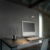 Dynamo Minimalist Adjustable LED Table Lamp Rotating Metal Desk Light for Modern Bedroom Office