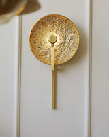 handcrafted-gold-brass-lunar-surface-integrated-led-wall-sconce-lighting