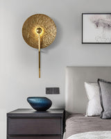 handcrafted-gold-brass-lunar-surface-integrated-led-wall-sconce-lighting