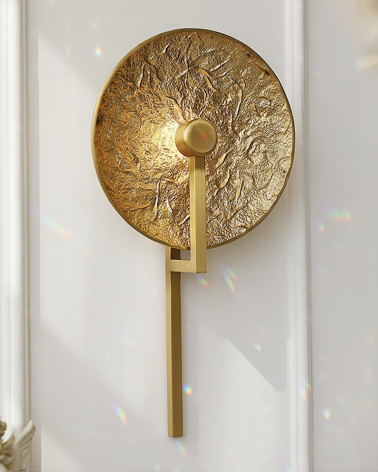handcrafted-gold-brass-lunar-surface-integrated-led-wall-sconce-lighting