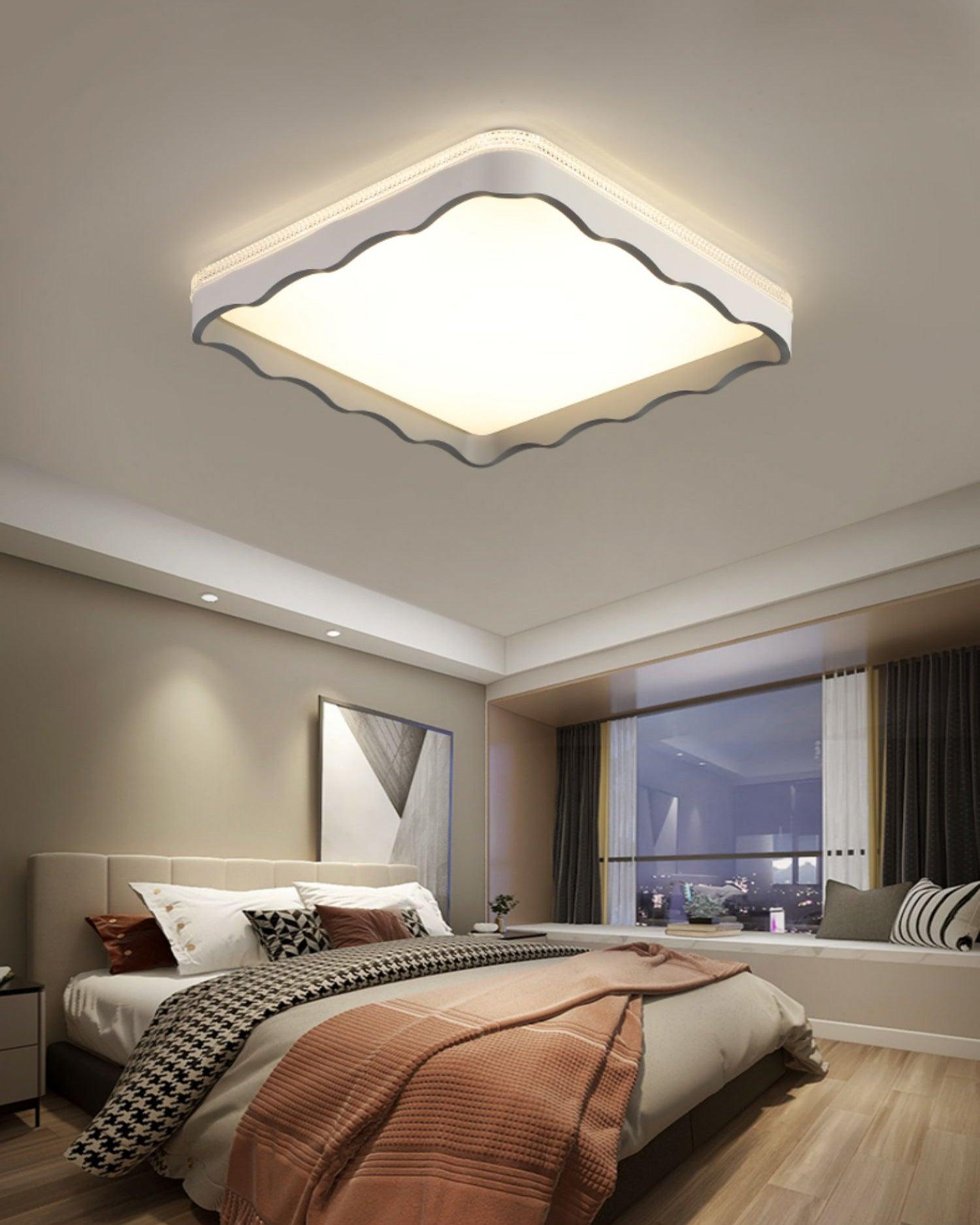 Lyric Round Modern LED Flush Mount Ceiling Light with Three Color Temperature Settings