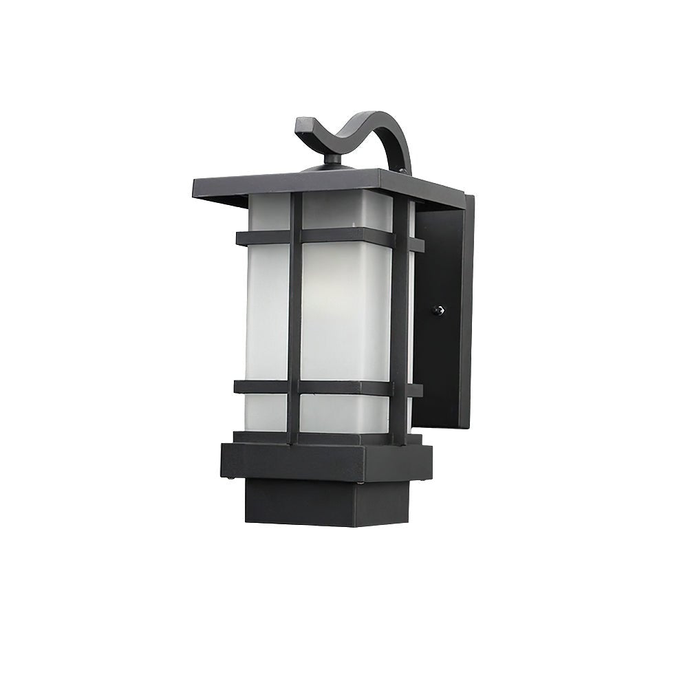 waterproof-ip65-madison-lantern-exterior-wall-sconce-with-frosted-glass-and-aluminum-frame-black-finish
