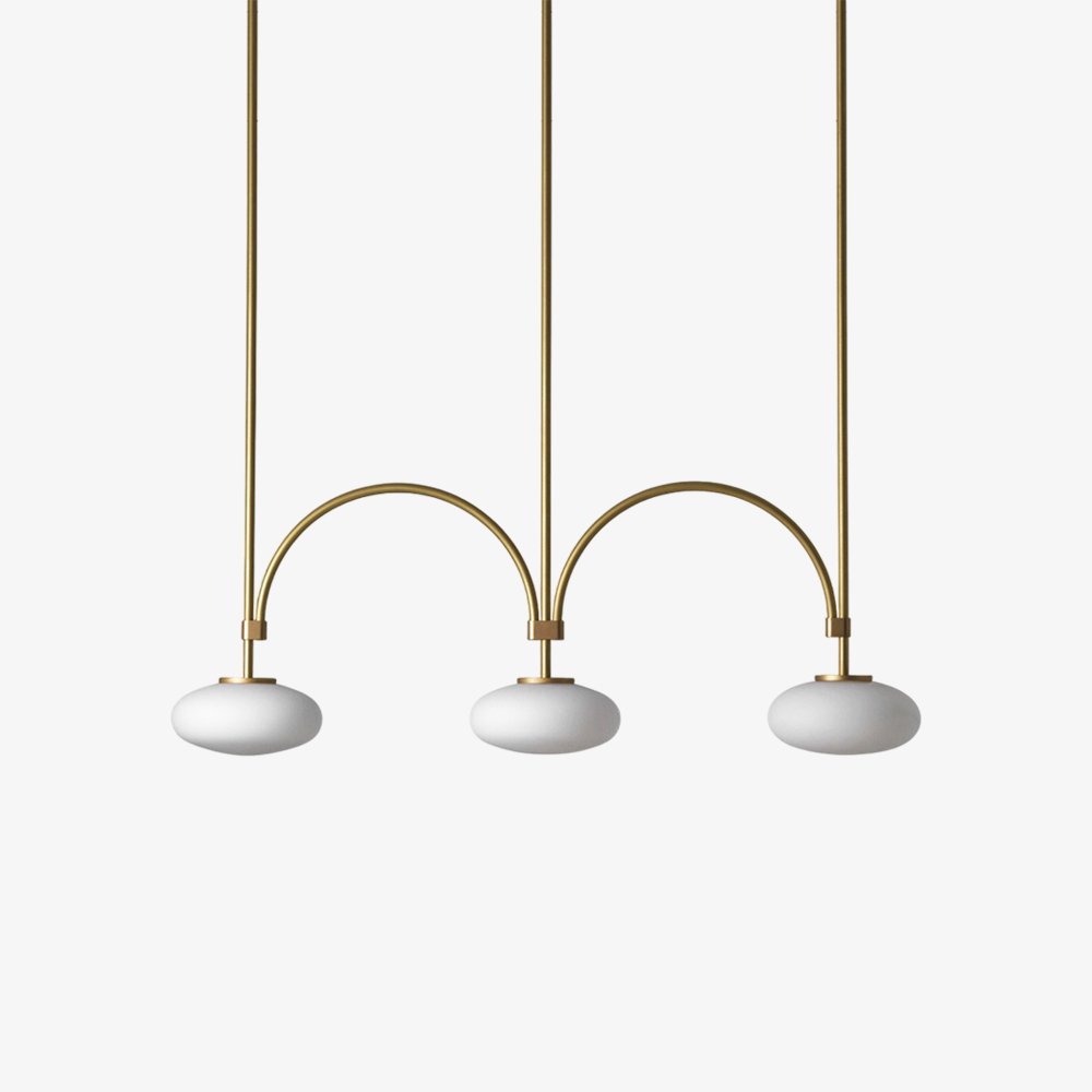 mid-century-modern-looping-brass-pendant-light-with-white-blown-glass-globes