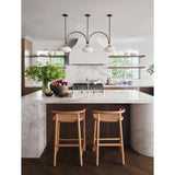 mid-century-modern-looping-brass-pendant-light-with-white-blown-glass-globes