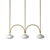 mid-century-modern-looping-brass-pendant-light-with-white-blown-glass-globes