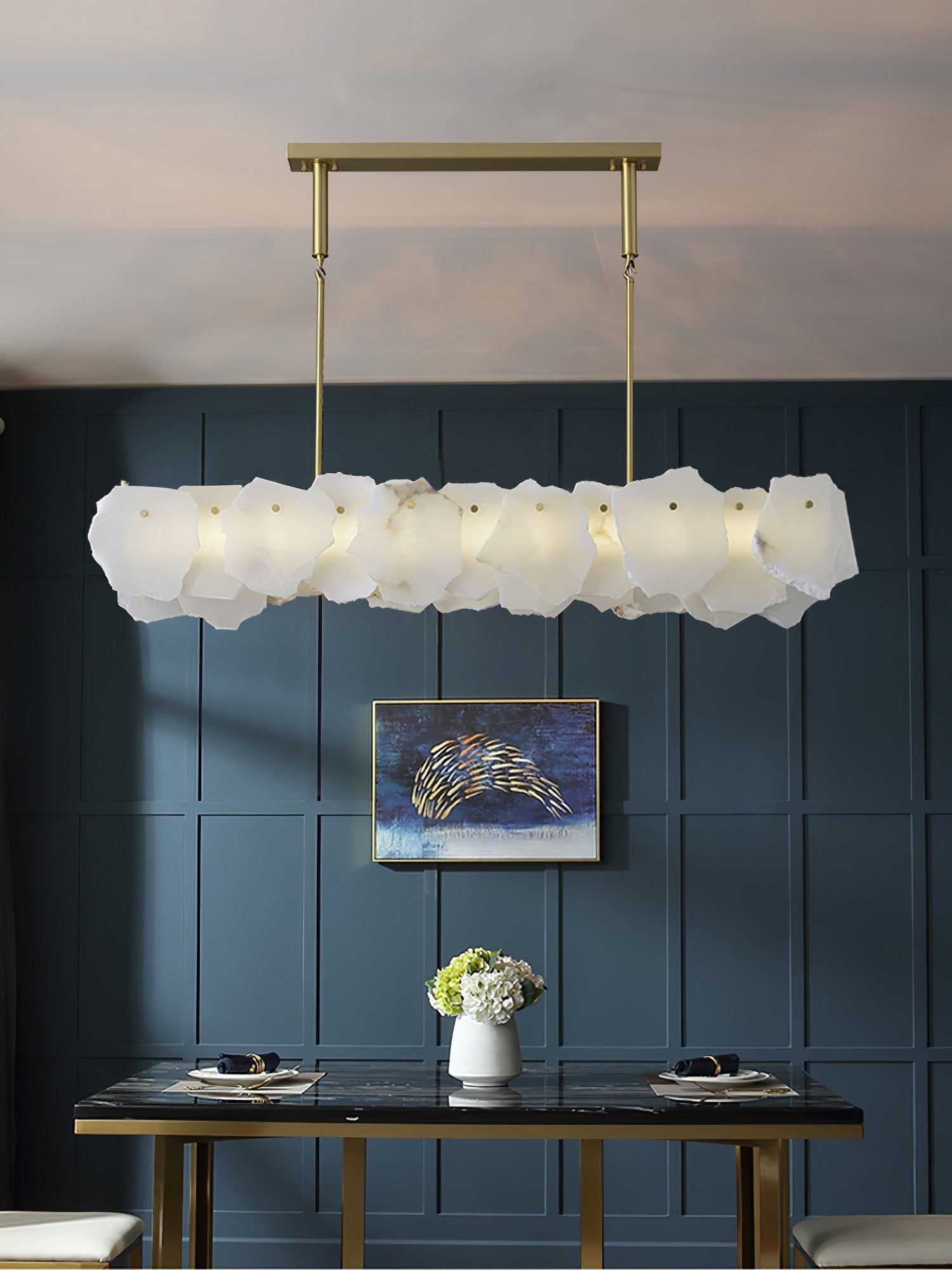 modern-brass-and-natural-white-alabaster-led-chandelier-for-luxury-dining-spaces