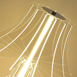 Josephine Contemporary Acrylic LED Table and Floor Lamp for Ambient Home Lighting
