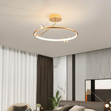 Enchanting Crystal Butterfly Flush Mount Ceiling Light for Bedroom and Living Room