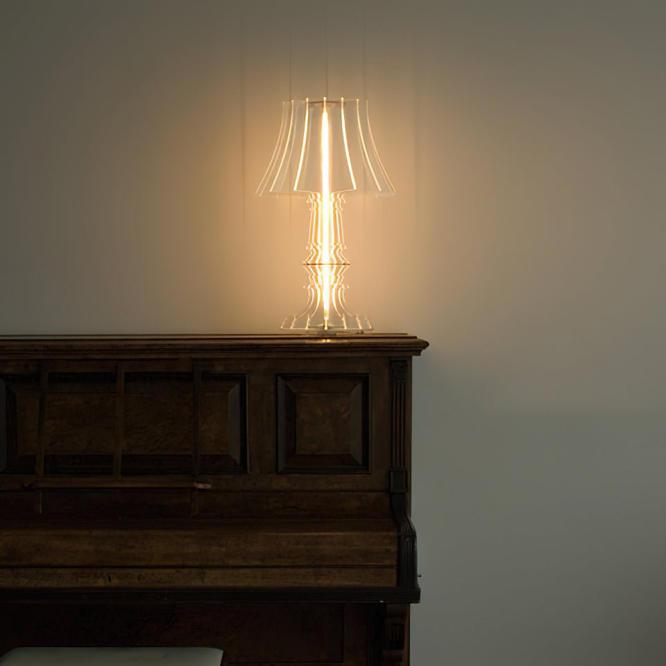 Josephine Contemporary Acrylic LED Table and Floor Lamp for Ambient Home Lighting