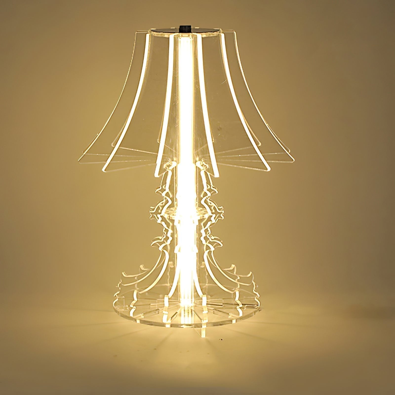 Josephine Contemporary Acrylic LED Table and Floor Lamp for Ambient Home Lighting