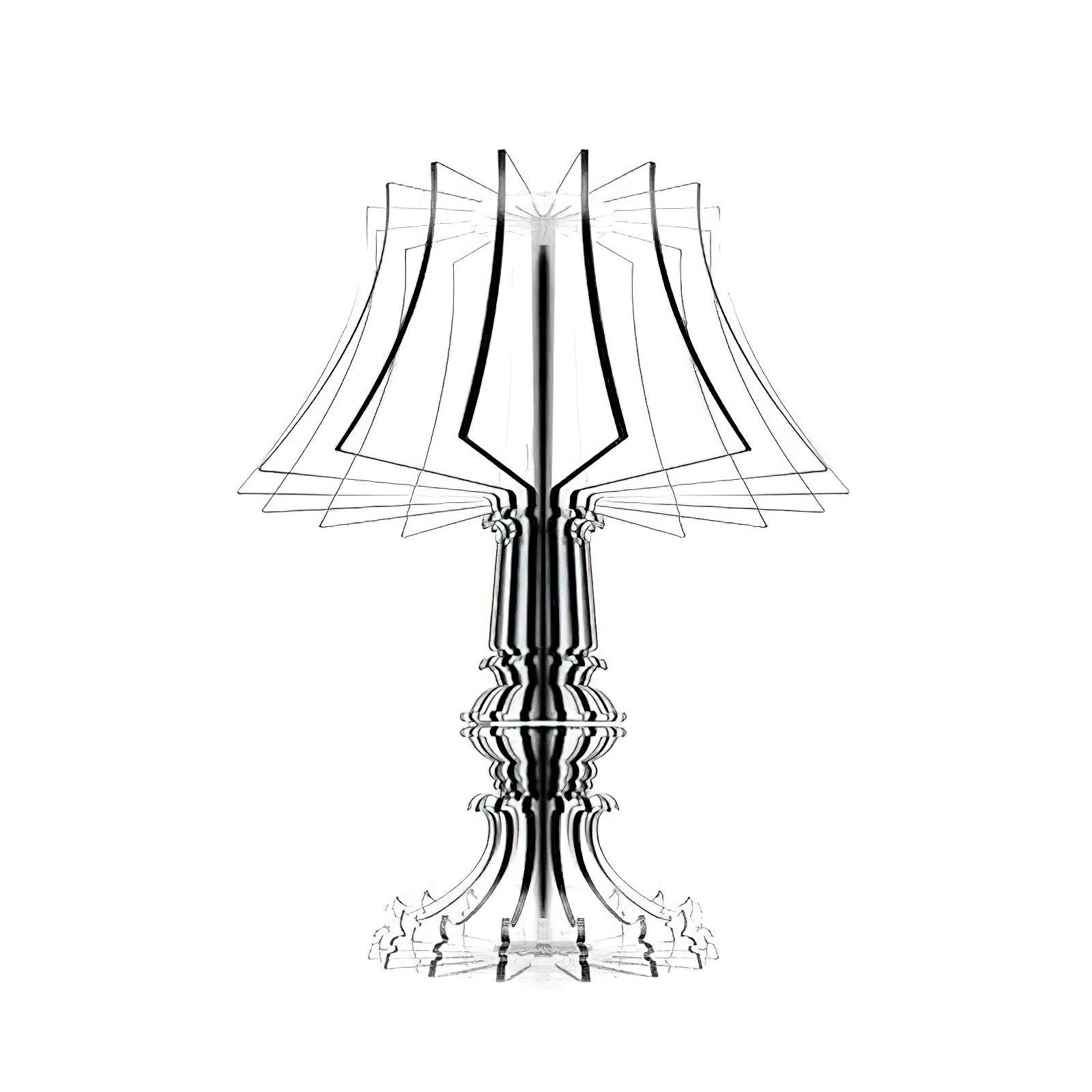 Josephine Contemporary Acrylic LED Table and Floor Lamp for Ambient Home Lighting