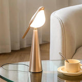 Modern Magpie Art Bird LED Table Lamp Elegant Task Lighting for Bedside and Office