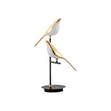 Modern Bird Perch LED Table Lamp for Home Office and Bedside Decor