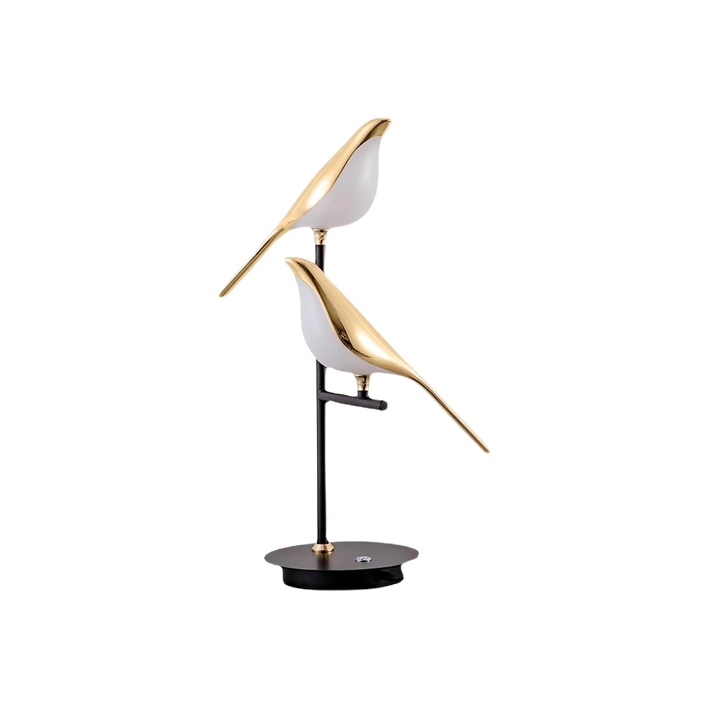 Modern Bird Perch LED Table Lamp for Home Office and Bedside Decor