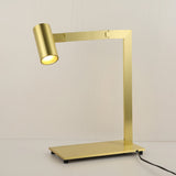 Modern Minimalist Circular LED Table Lamp with Integrated Lighting for Bedside and Desk