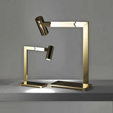 Modern Minimalist Circular LED Table Lamp with Integrated Lighting for Bedside and Desk