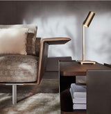 Modern Minimalist Circular LED Table Lamp with Integrated Lighting for Bedside and Desk