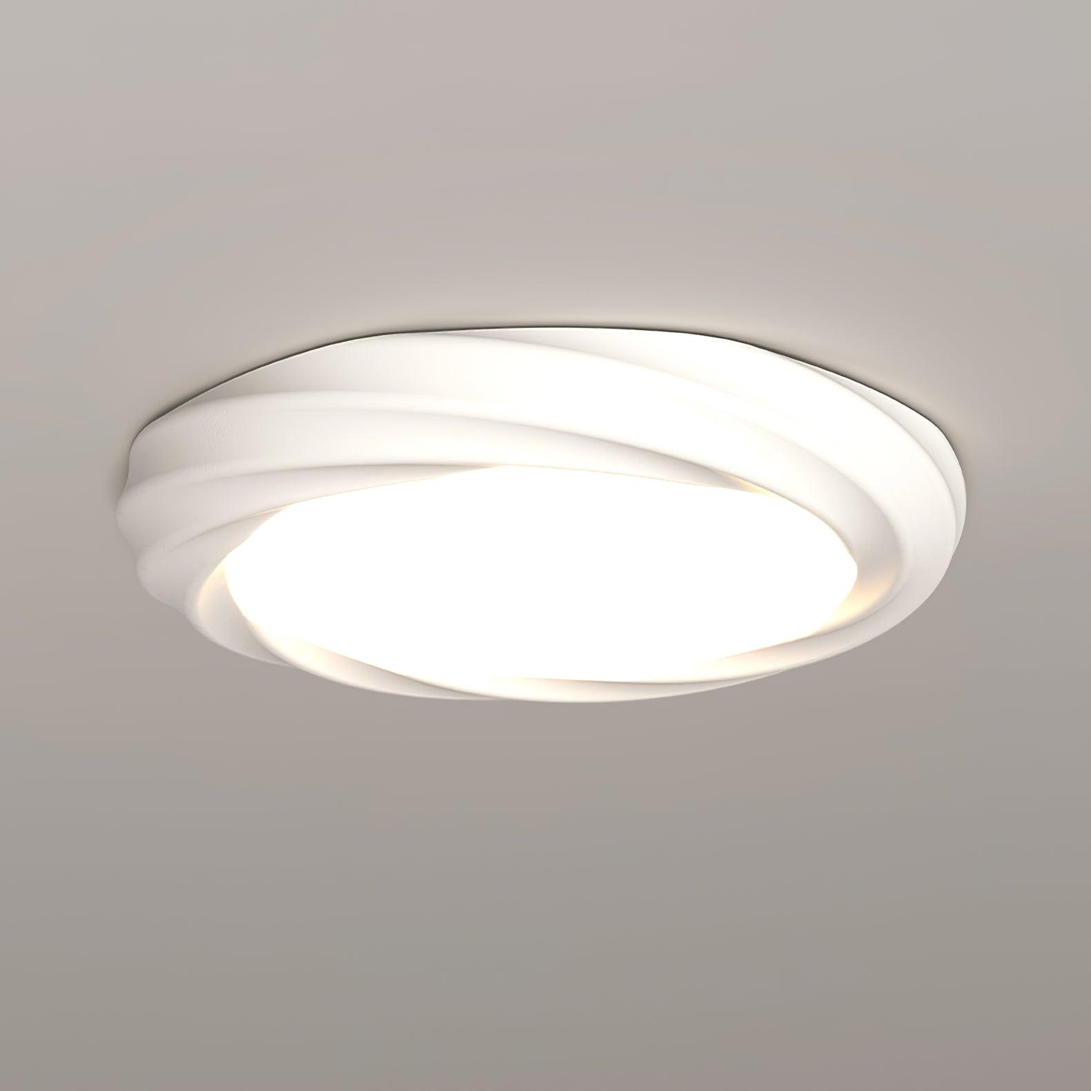 Maivy Modern Acrylic Resin Flush Mount Ceiling Light with Integrated 3 Color LED
