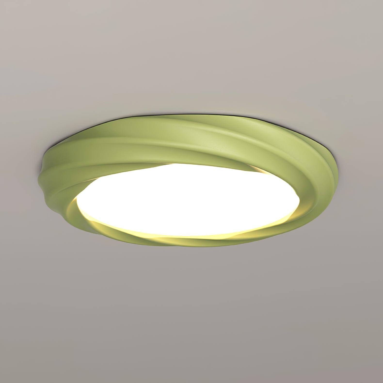 Maivy Modern Acrylic Resin Flush Mount Ceiling Light with Integrated 3 Color LED