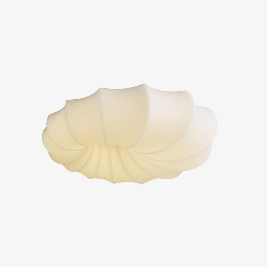 Malibu Modern Minimalist LED Ceiling Lamp White Metal Flush Mount Overhead Lighting