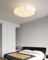 Malibu Modern Minimalist LED Ceiling Lamp White Metal Flush Mount Overhead Lighting
