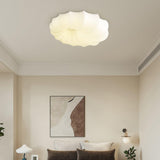 Malibu Modern Minimalist LED Ceiling Lamp White Metal Flush Mount Overhead Lighting